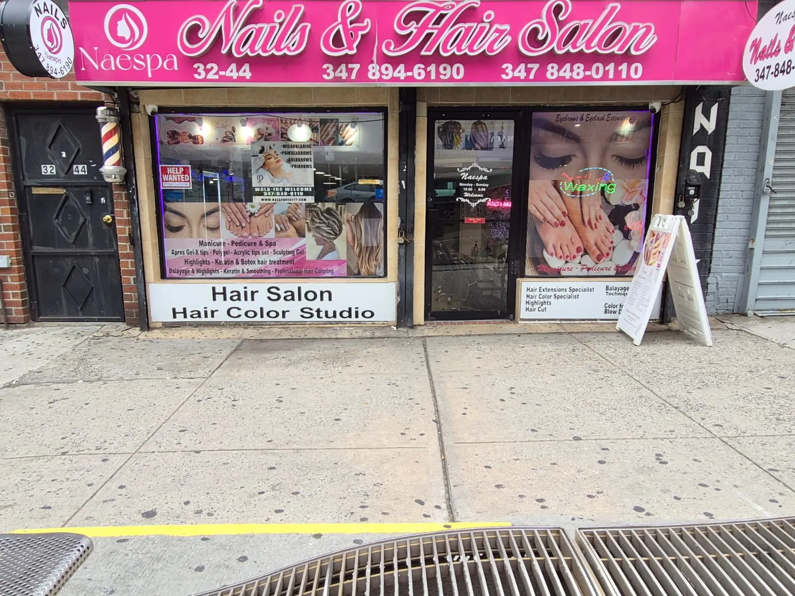 Naespa Nails & Hair Salon, beauty salon at 32-44 Steinway Street in Queens, New York