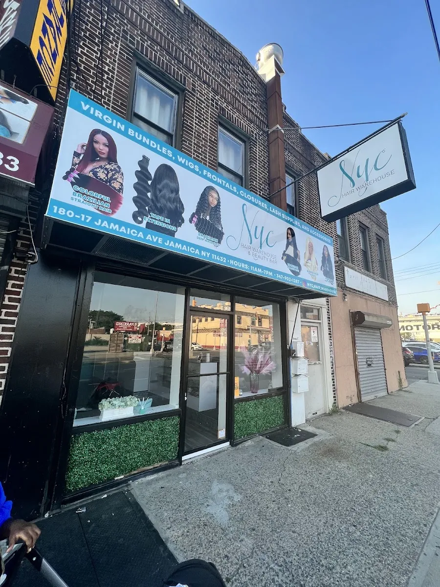 NYC Hair Warehouse & Beauty Bar, beauty salon at 180-17 Jamaica Avenue in Queens, New York