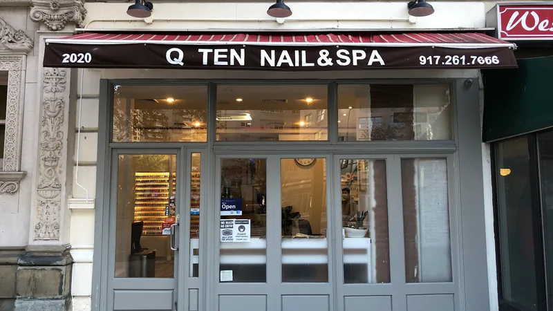Q Ten Nail & Spa, beauty salon at 2020 Broadway in Manhattan, New York