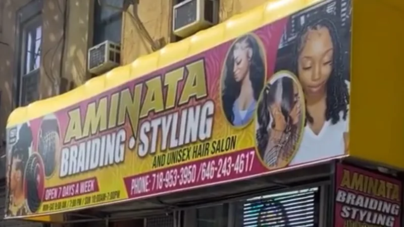 Salon Aminita African Hair Braiding, hair salon at 1498 Fulton Street in Brooklyn, New York