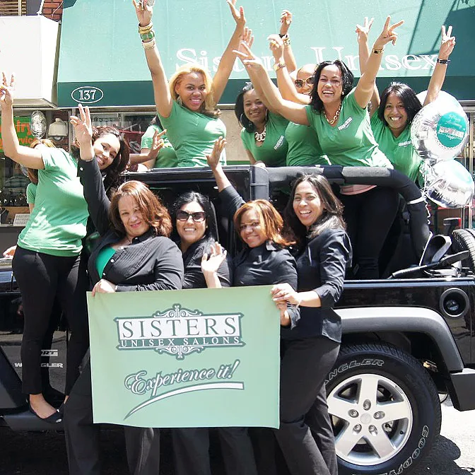Sisters Unisex Salon, hair salon at 137 Lawrence Street in Brooklyn, New York