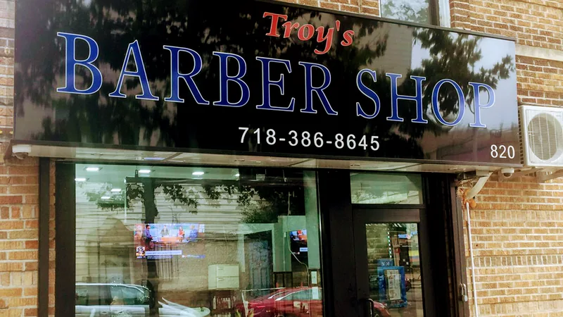 Troy’s Barbershop, hair salon at 820 Wyckoff Avenue in Brooklyn, New York