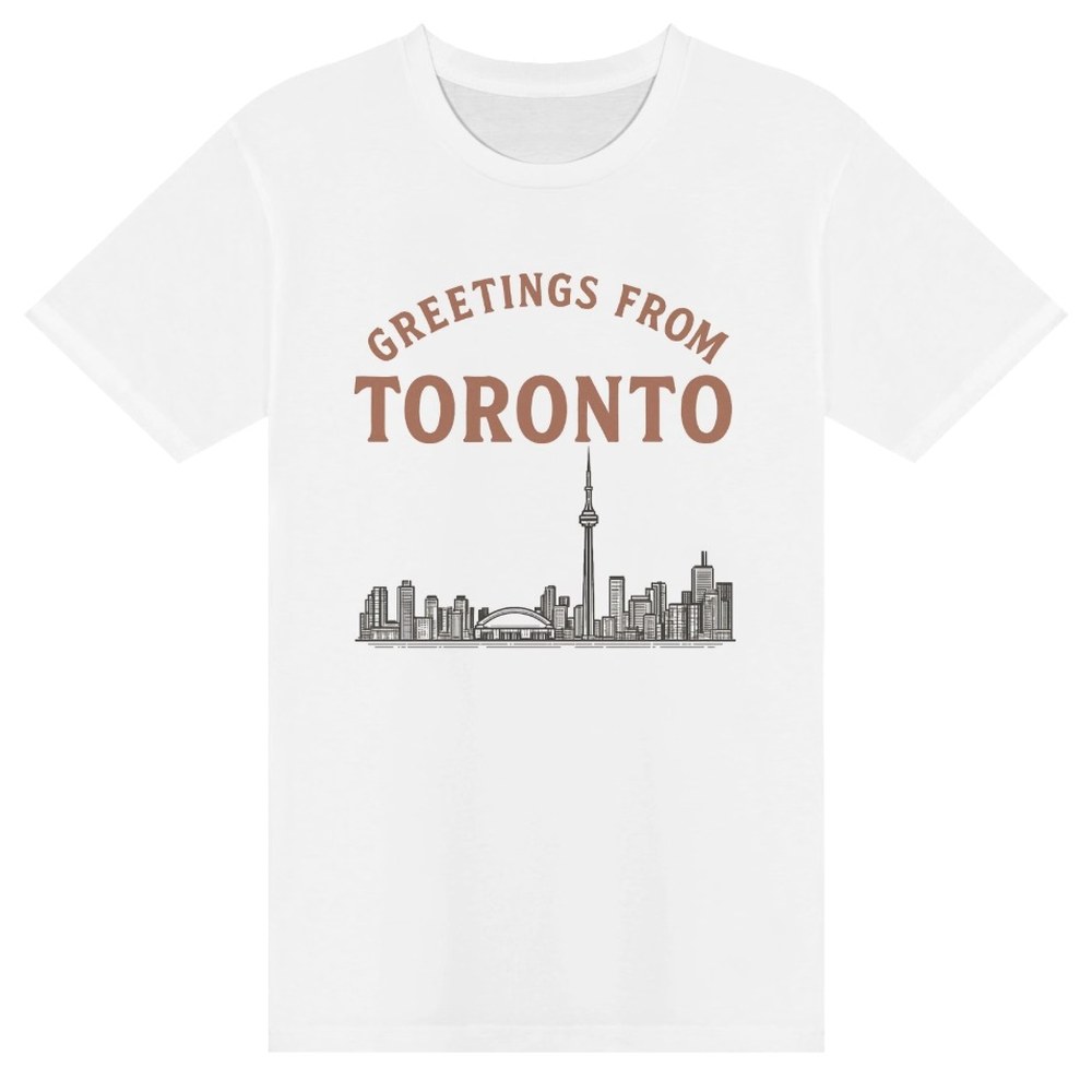 Greetings From Toronto T-Shirt - Vintage Postcard Tee